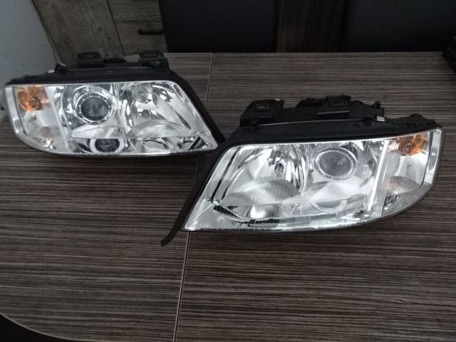 Koplamp Audi A6 bj 2002 links en rechts complete set ZGAN, Gebruikt, -, -, -