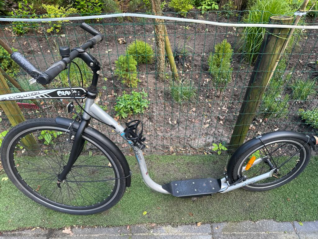 Footfighter Gravity Mushing Evolution Kickbike Step, Fietsen en Brommers, Steps, Gebruikt, Kickbike, Ophalen