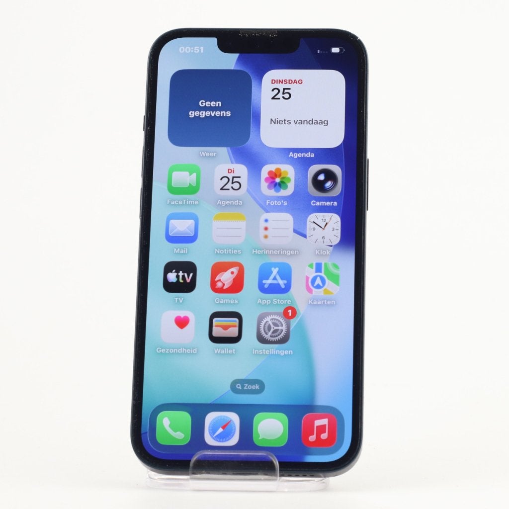 iPhone 13 128GB Midnight, Apple, Zo goed als nieuw, Support@apple.com, One Apple Park Way
Cupertino, CA 95014
United States