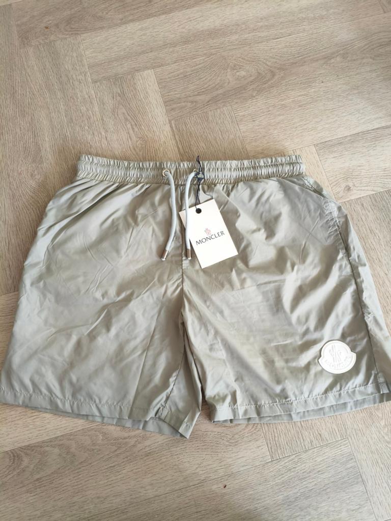 Moncler zwembroek heren maat L, Ophalen of Verzenden, Maat 52/54 (L), Grijs