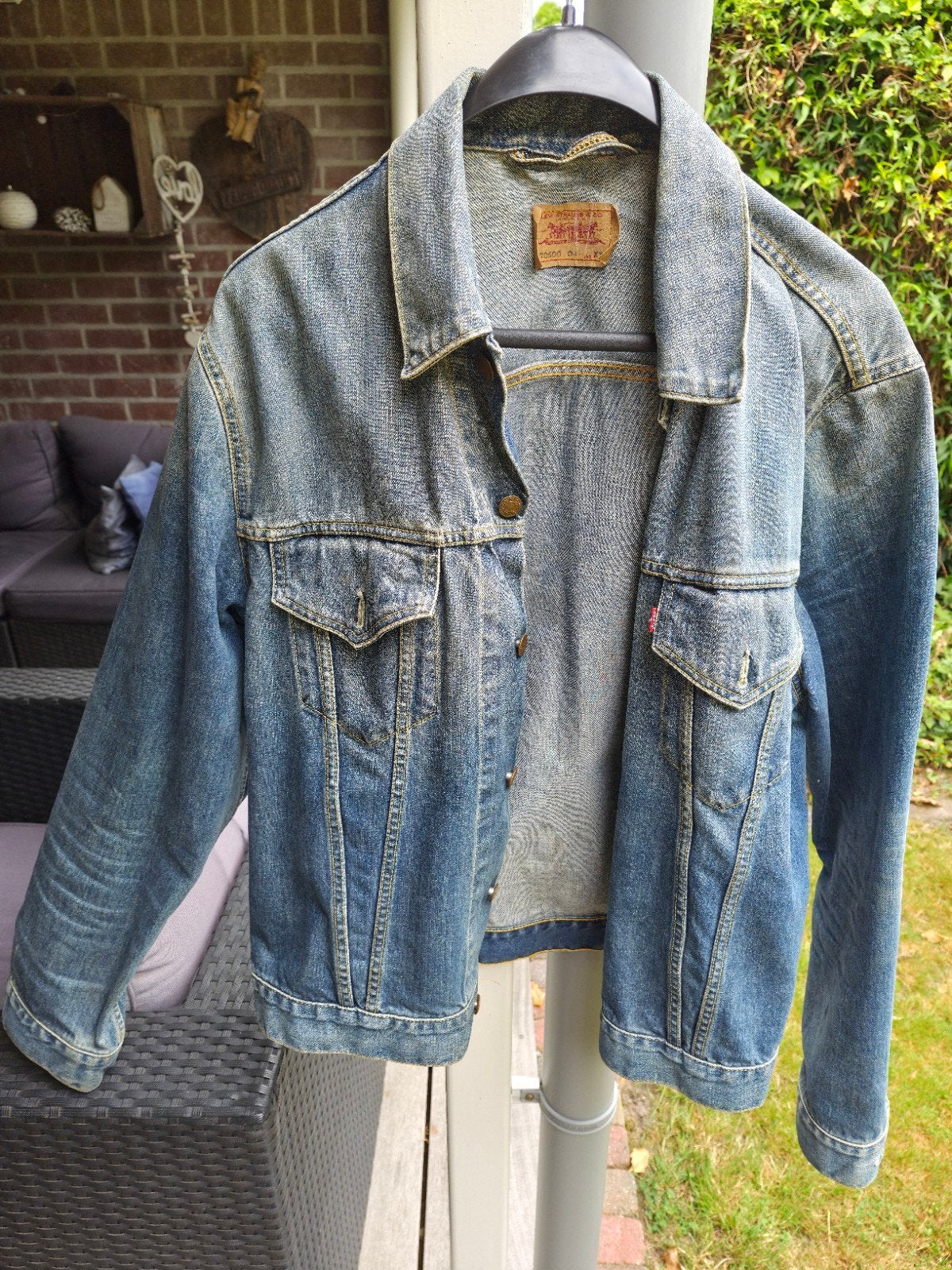 Vintage Levi's spijkerjack - Maat XXL, Blauw, Maat 46/48 (XL) of groter, Ophalen of Verzenden, Gedragen
