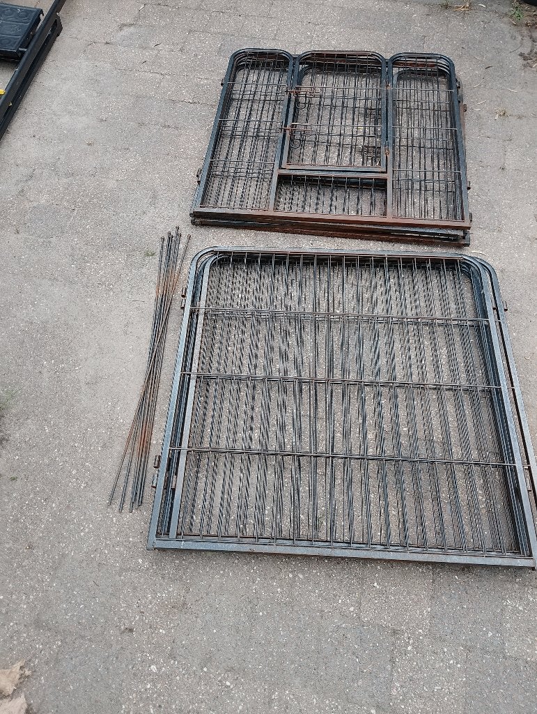 Puppy rennen 8 panelen 60 cm hoog x 78 cm breed + 9 st., Dieren en Toebehoren, Overige merken, Ophalen, Gebruikt, Hondenren