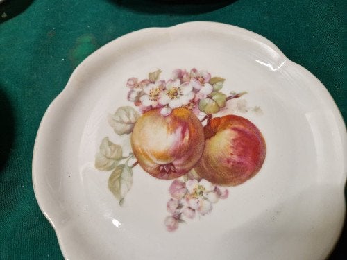 ontbijtborden fruit vintage, Ophalen of Verzenden