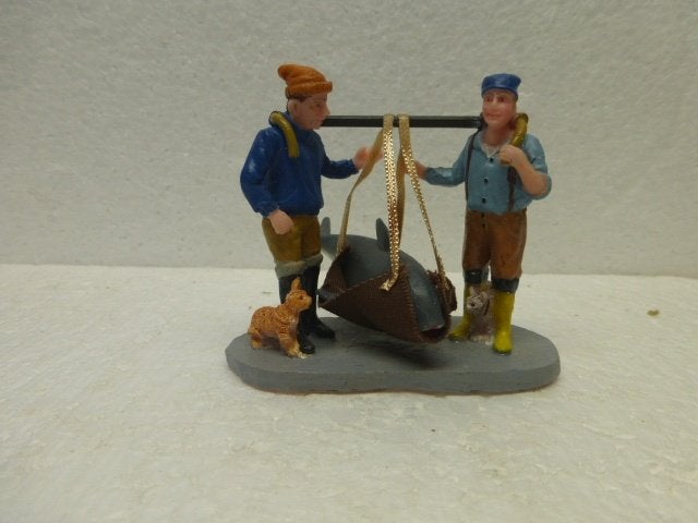 lemax Big Fish kerstdorp haven poppetjes figurines beeldje, Ophalen of Verzenden, Zo goed als nieuw
