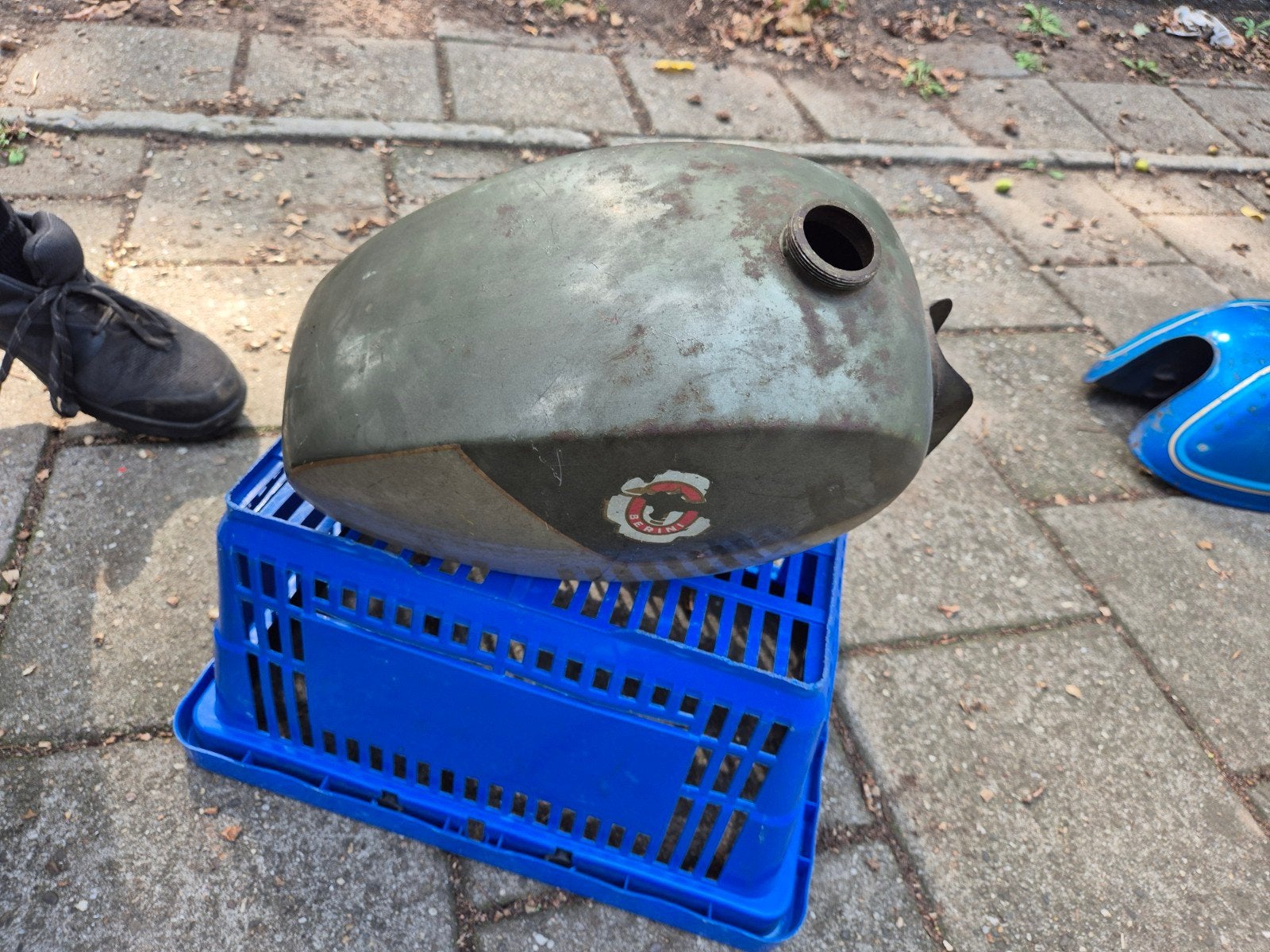 diverse bromfiets tanks oldtimers, Ophalen of Verzenden, Overige typen, Overige merken