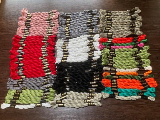 Borduurgaren DMC 3 Coton Perlé 15m nr 224 tm 943 p st € 1,50, Ophalen of Verzenden, Nieuw, Handborduren, Borduurgaren of Zijde