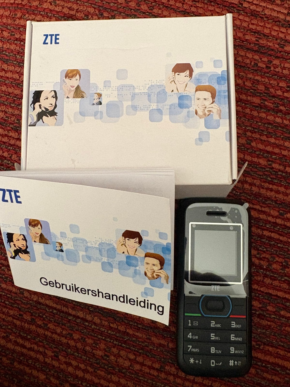 ZTE-G S511 Mobiele Telefoon met Handleiding en Doos, Ophalen of Verzenden, Klassiek of Candybar, Zonder simlock, Zonder abonnement