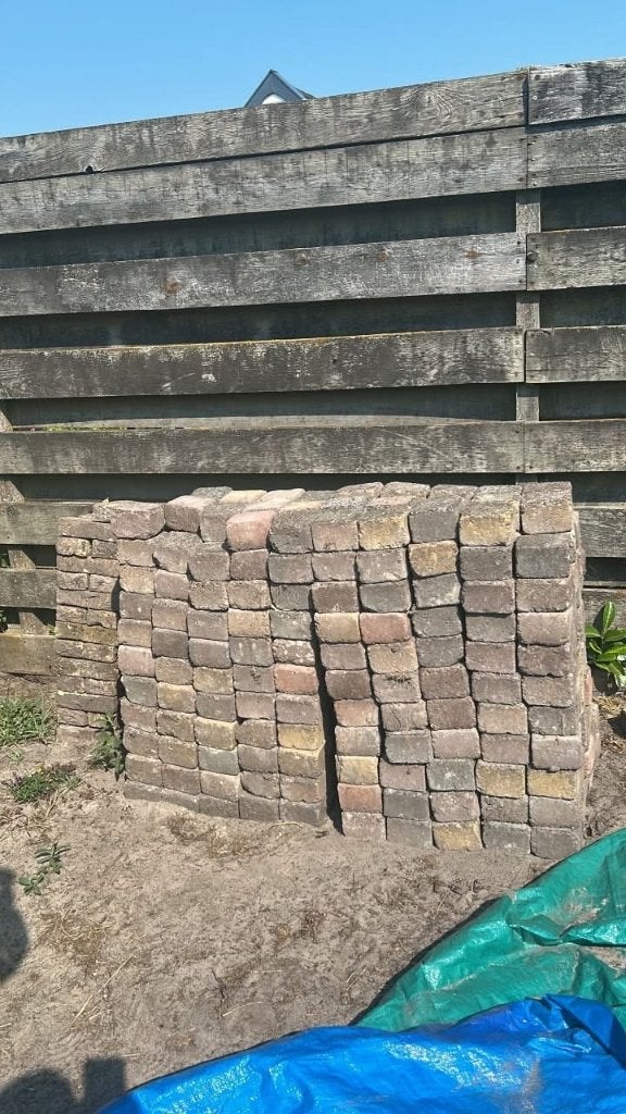 Vierkante stenen, Ophalen, Gebruikt, Klinkers, 5 tot 10 m²