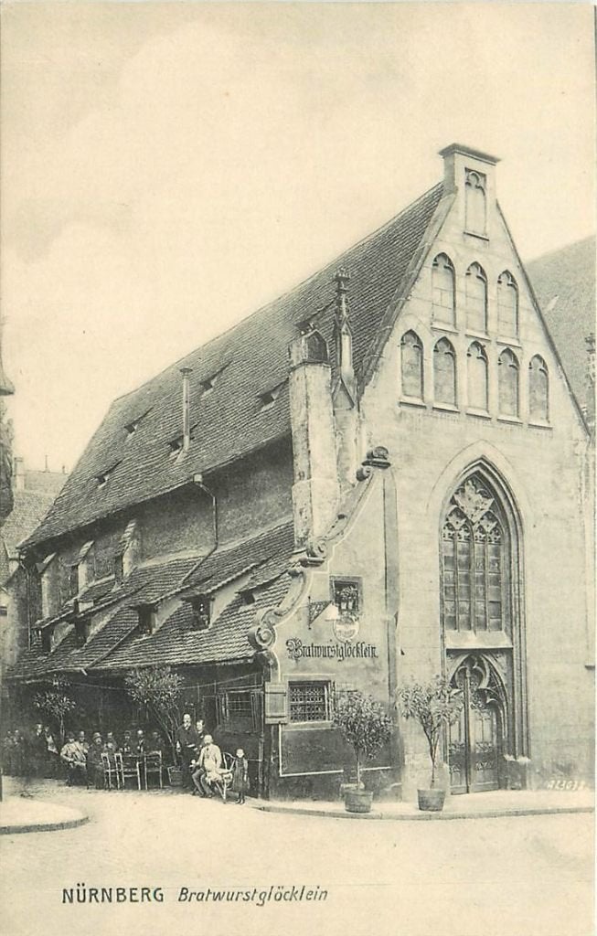379-032-007 Nurnberg Bratwurstglocklein, Ophalen of Verzenden, Voor 1920, Duitsland