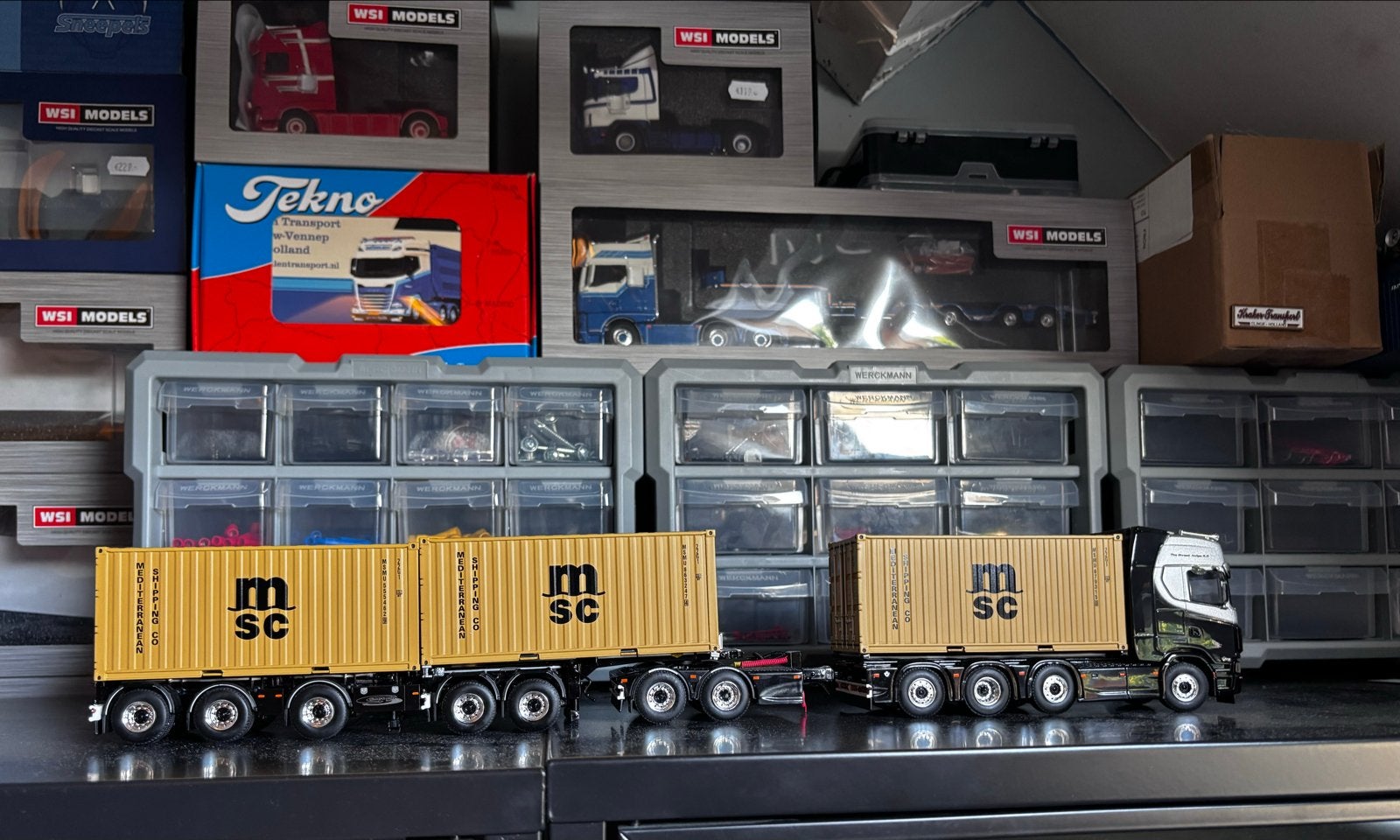 Scania S730 V8 WSI Model michel kramer, Ophalen of Verzenden, Zo goed als nieuw