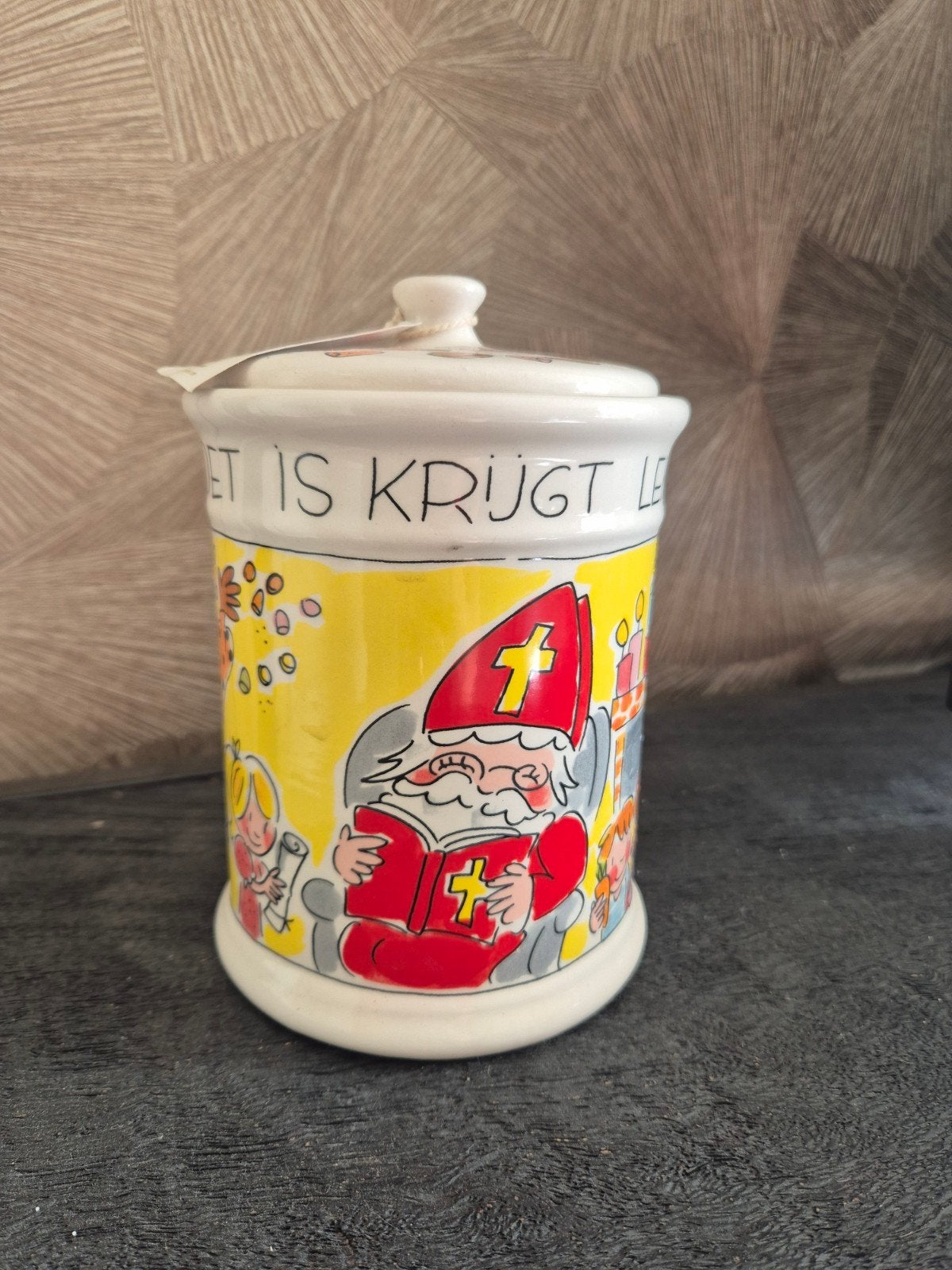Blond Amsterdam pepernoten pot, Ophalen, Overige typen, Nieuw, Aardewerk