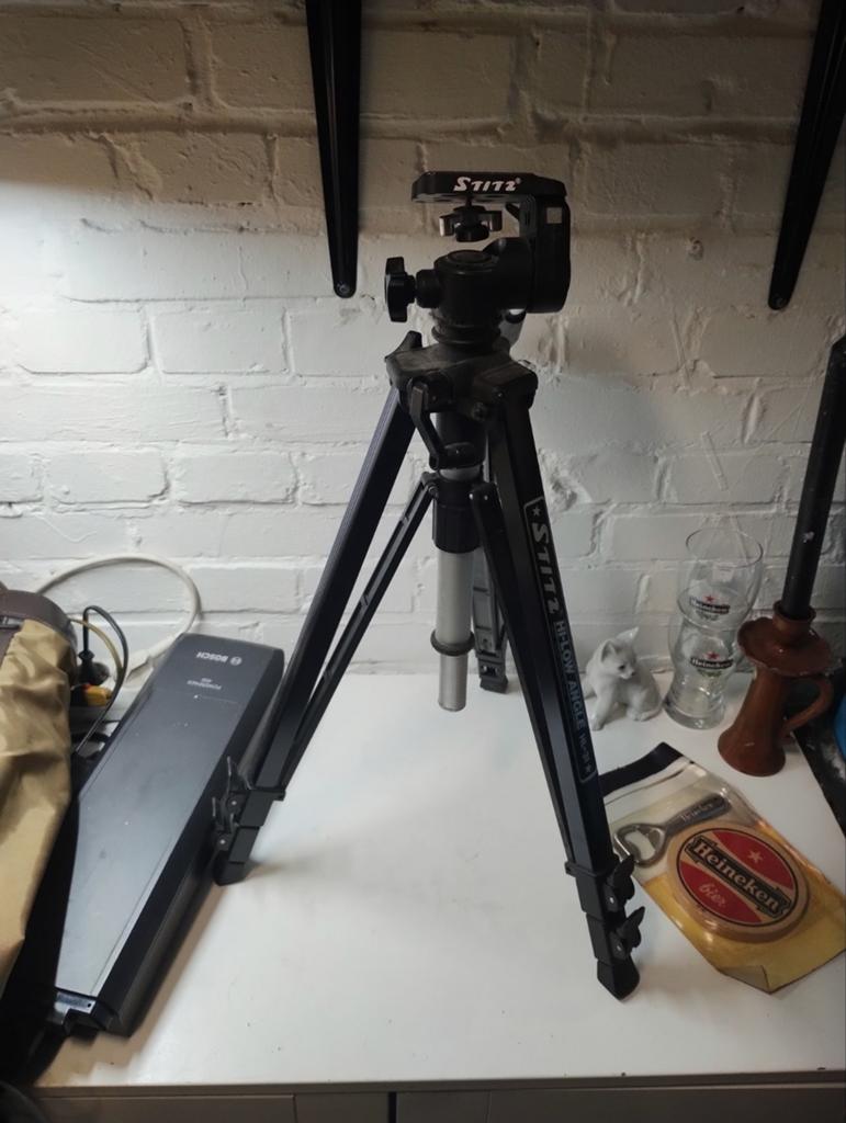 Stitz Hi-Low Angle HL-31 Statief met Balhoofd, Gebruikt, Minder dan 150 cm, Met balhoofd, Ophalen of Verzenden