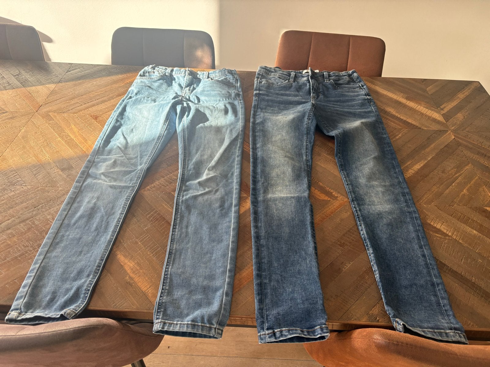 2x Name It jeans maat 158, Ophalen of Verzenden, Gebruikt, Jongen of Meisje, Broek