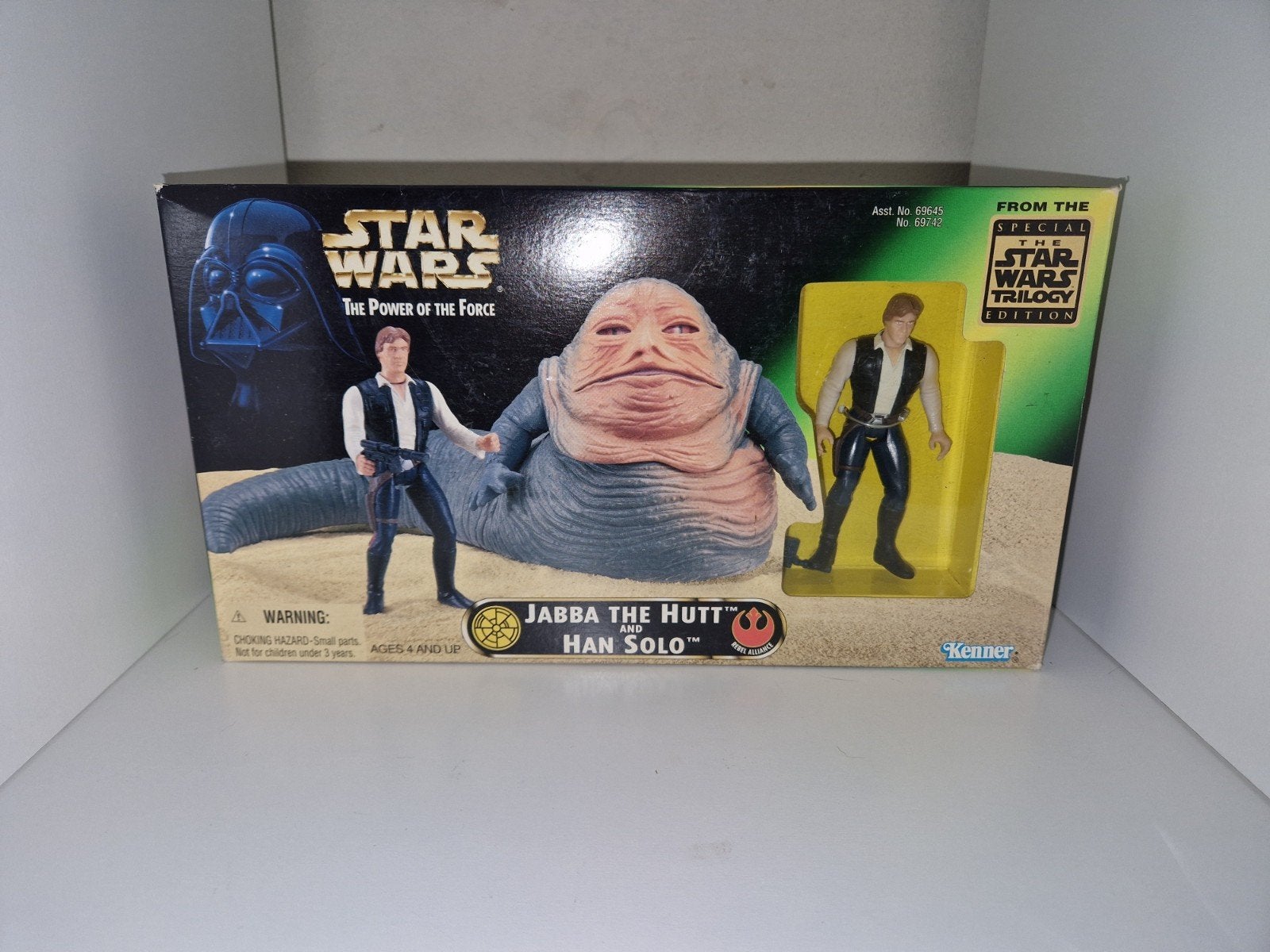 Star Wars - Jabba the Hutt en Han Solo, Ophalen of Verzenden, Nieuw, Actiefiguurtje