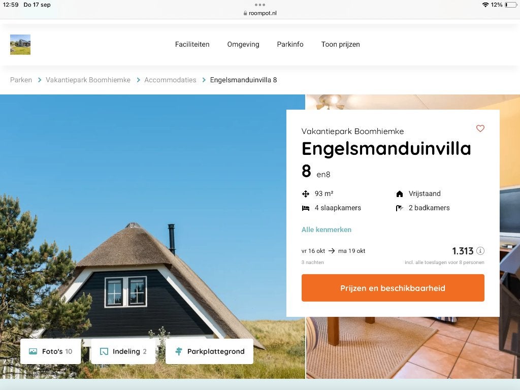 Vakantie, Vakantie, 8 personen, 4 of meer slaapkamers, Waddeneilanden, Recreatiepark
