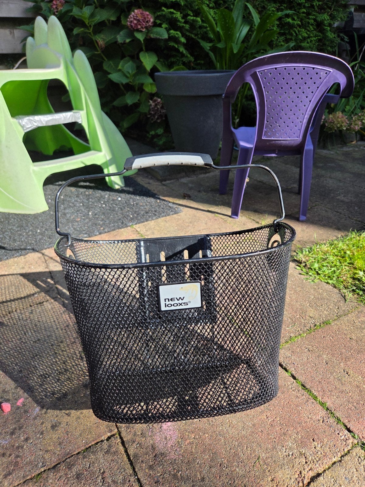 New Looxs fietsmand met stuurbevestiging, Ophalen, Gebruikt, New Looxs, Stuurbevestiging