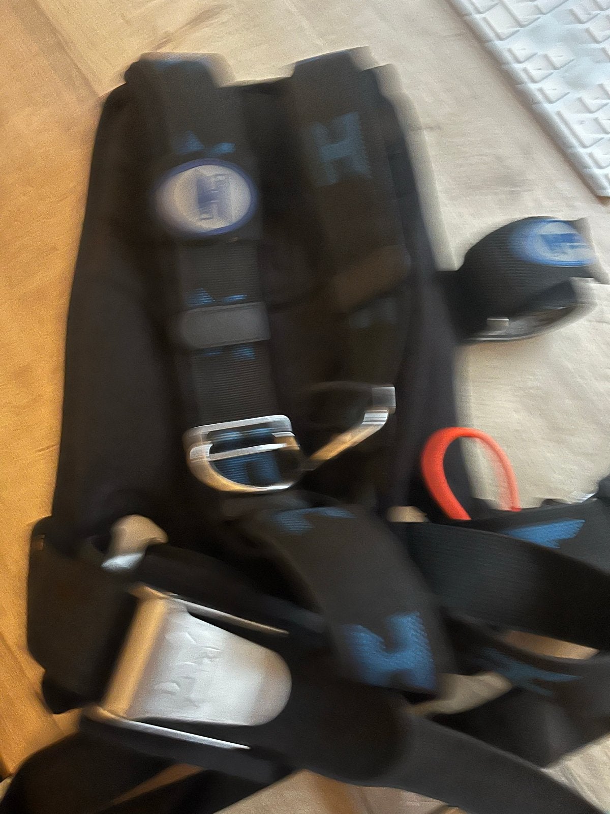 Halcyon backplate 3mm RVS met comfort padding en cinch syste, Ophalen, Zo goed als nieuw, Trimvest of Wing