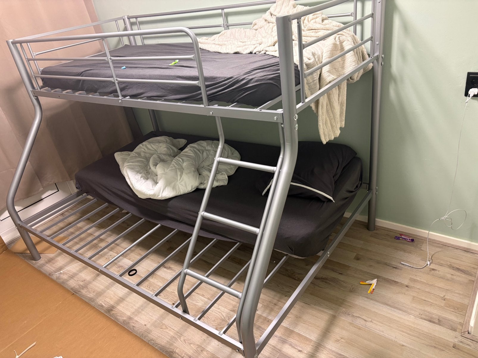 Stapelbed 3 persoons, Huis en Inrichting, Ophalen, 90 cm, 160 tot 180 cm, Tweepersoons