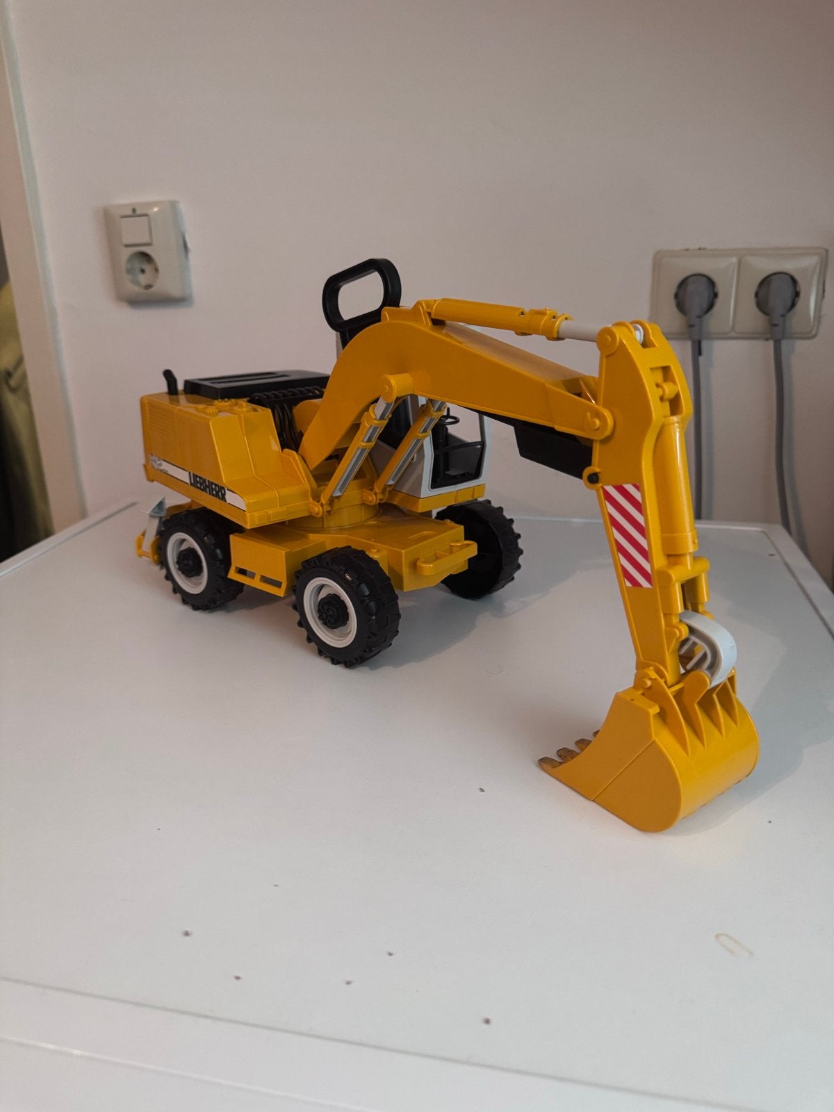 Bruder Liebherr 912 Graafmachine, Ophalen of Verzenden, Gebruikt