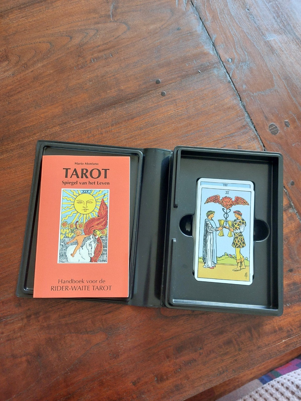 Raider Waite tarot kaarten en boekje, Ophalen of Verzenden, Zo goed als nieuw, Tarot of Kaarten leggen, Overige typen