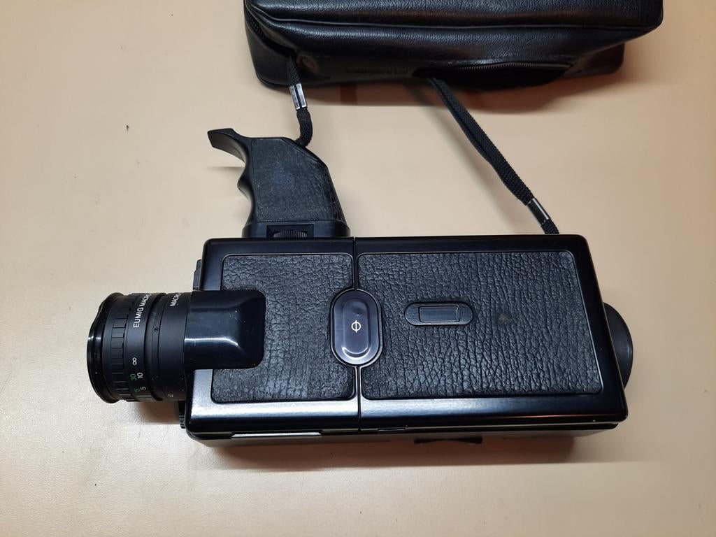 Eumig super 8 video film camera analoog, met originele tas, Ophalen of Verzenden, 8mm, Camera