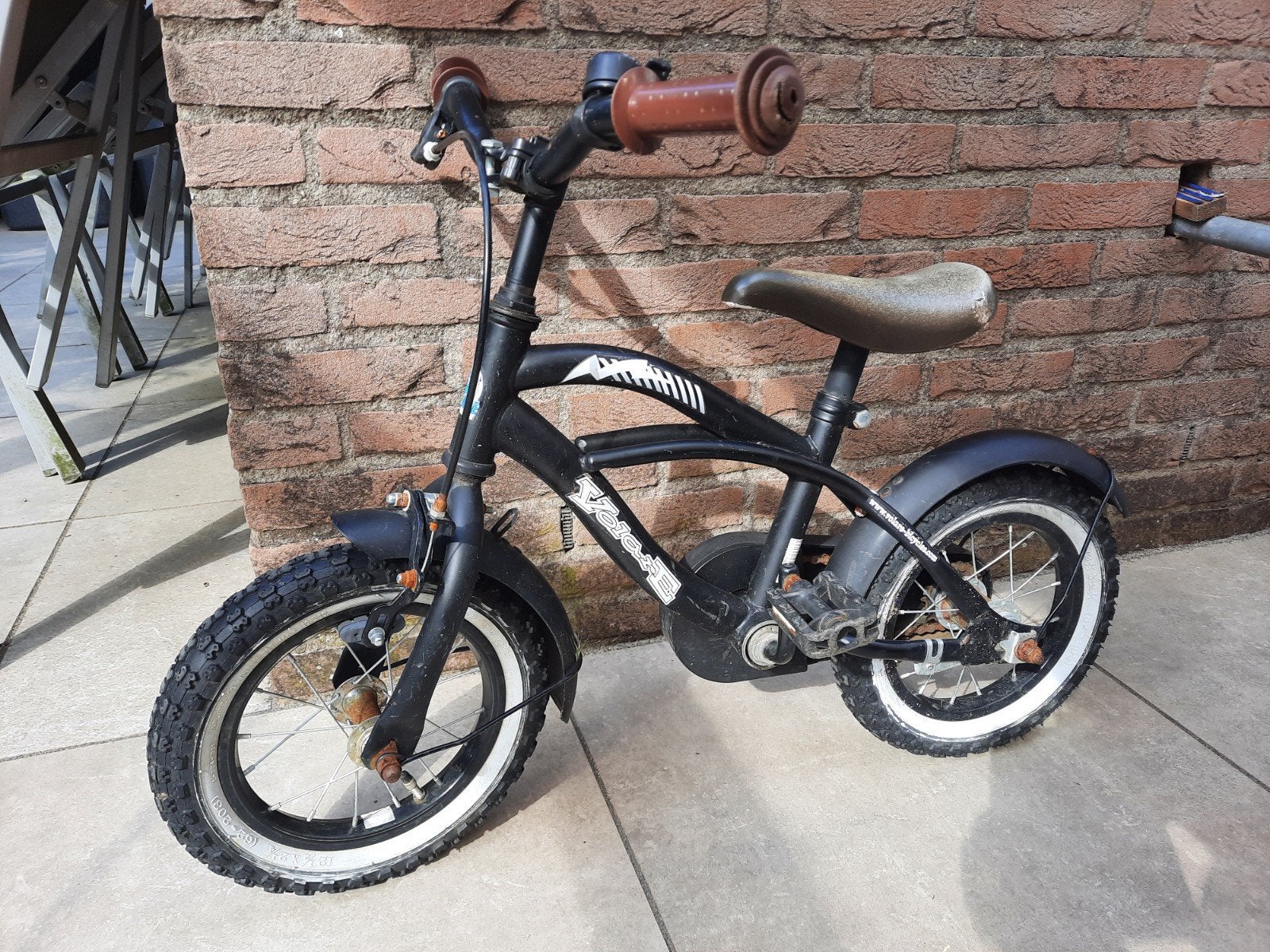 Kleine jongens fiets, Ophalen, Gebruikt, Minder dan 16 inch, Zijwieltjes