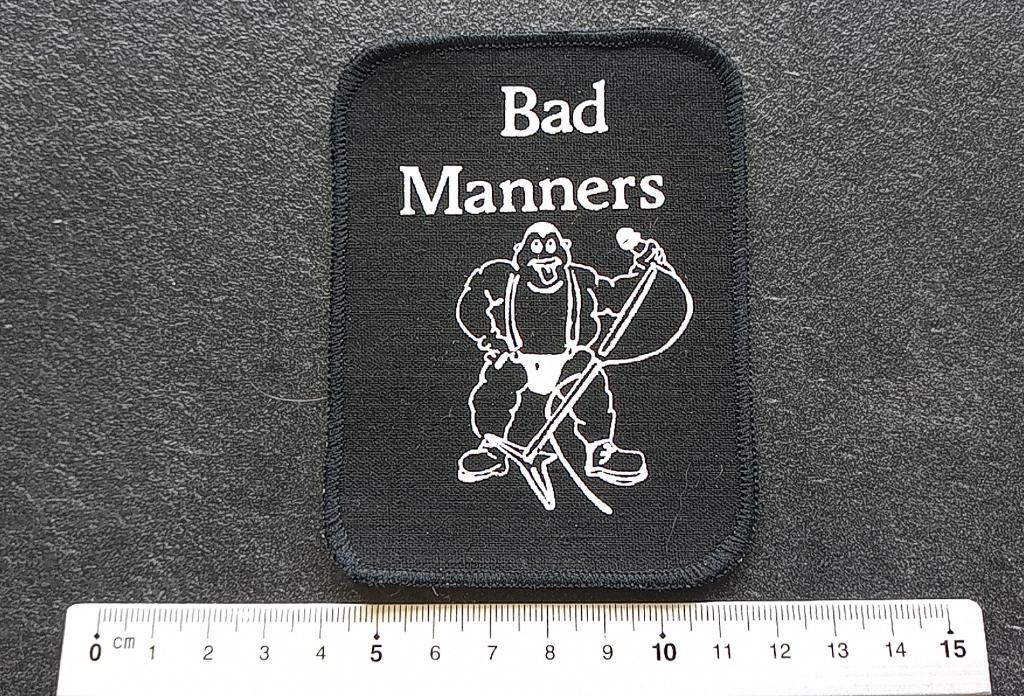 Bad Manners  vrij zeldzame vintage 80's patch b11 ska, Verzenden, Nieuw, Kleding