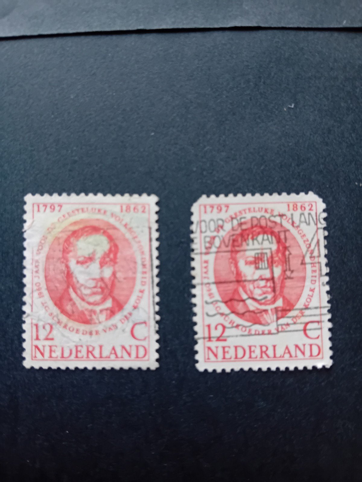 Nederlandse postzegels 1797-1862, 12 C, gestempeld, Ophalen of Verzenden, T/m 1940, Gestempeld