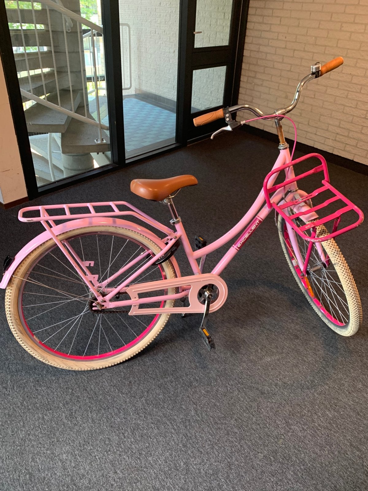 Kinderfiets, Fietsen en Brommers, Fietsen | Meisjes, Terugtraprem, Ophalen, 26 inch of meer, Handrem