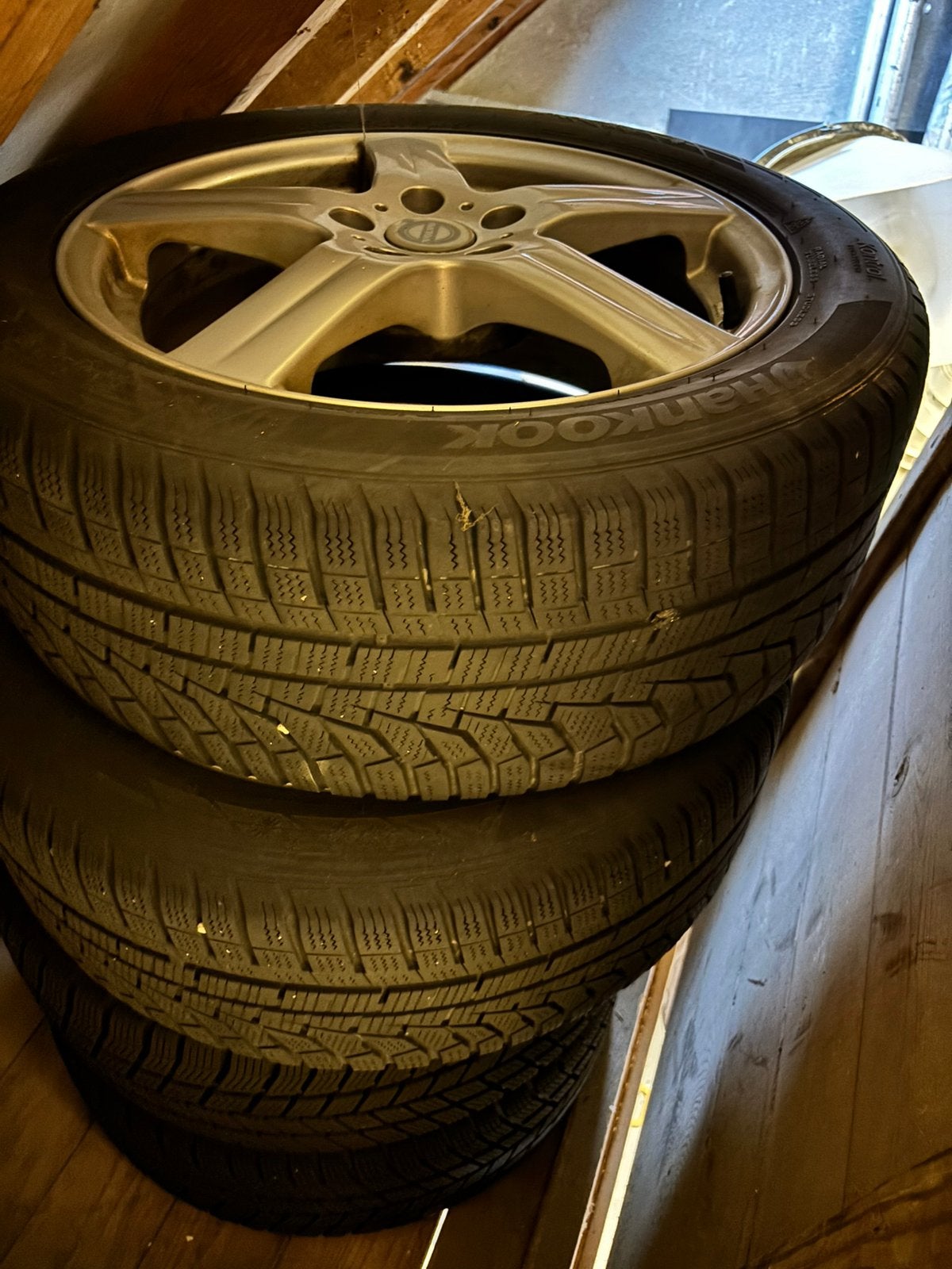 Volvo velgen met winterband v60, Ophalen, Gebruikt