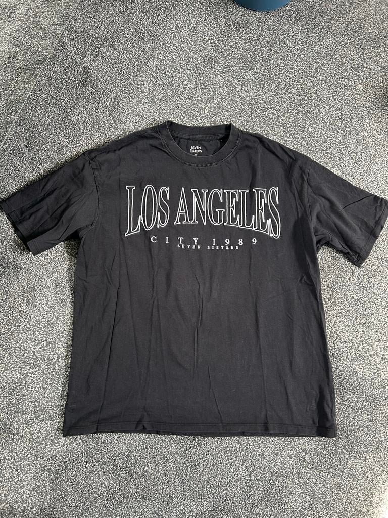 Seven Sisters T-shirt Los Angeles zwart, Maat 38/40 (M), Zwart, Ophalen of Verzenden, Korte mouw