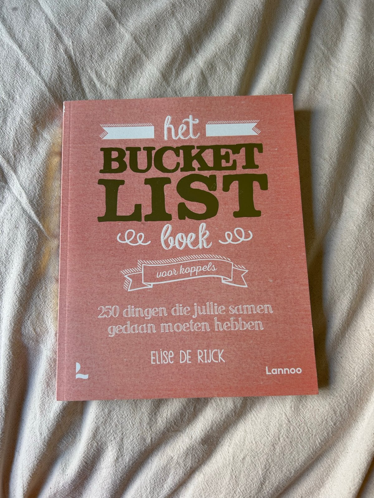 Het Bucketlist Boek voor Koppels - Elise de Rijck, Boeken, Ophalen of Verzenden, Zo goed als nieuw