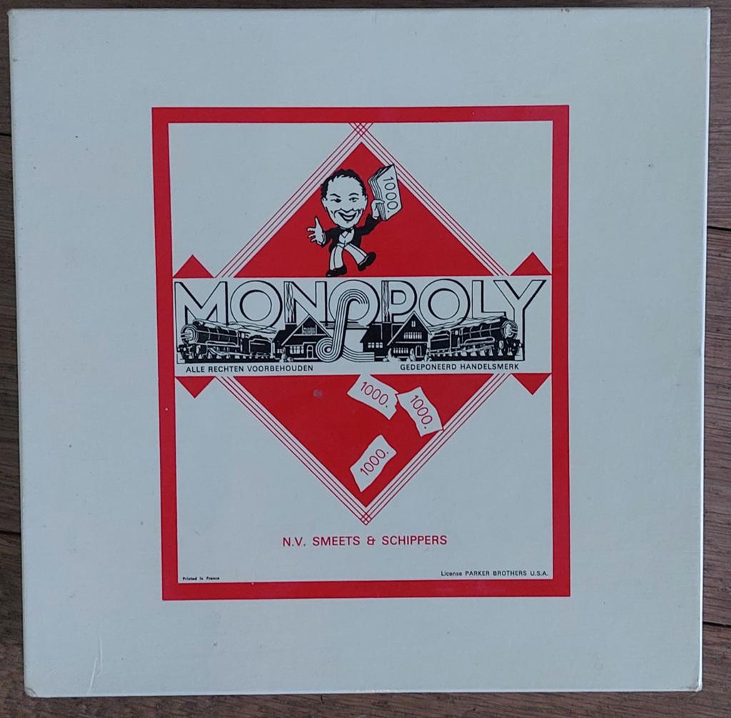 Vintage Monopoly Bordspel - N.V. Smeets & Schippers, Vijf spelers of meer, Ophalen of Verzenden, Zo goed als nieuw, N.V. Smeets & Schippers