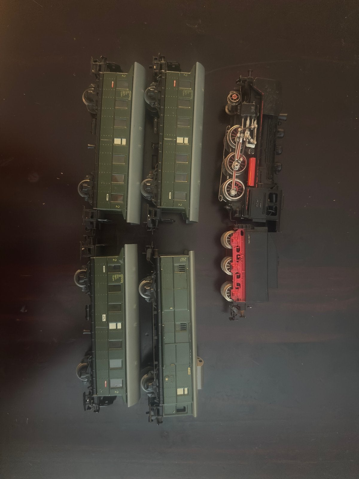 Märklin 3003 BR24 met personenwagons | 1/87 h0 modelspoor, Wisselstroom, Ophalen of Verzenden, Analoog, Märklin
