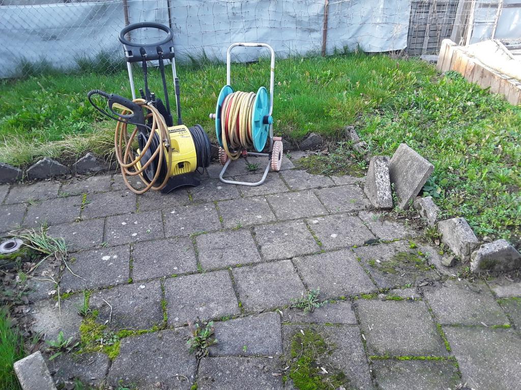 Hogedrukspuit en haspel Karcher k51, Ophalen, Gebruikt