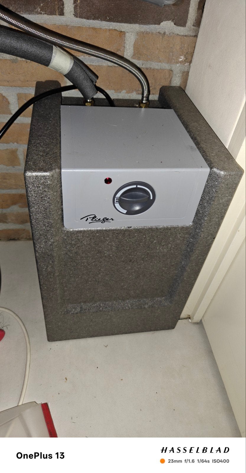 Plieger 15 liter boiler, Minder dan 20 liter, Boiler, Ophalen of Verzenden, Minder dan 3 jaar oud