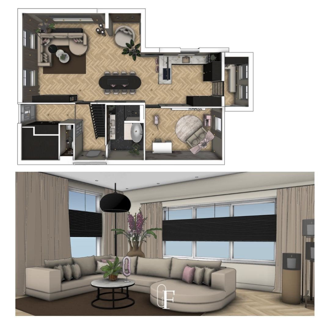 Aangeboden interieurontwerp 3d tekenaar interieur exterieur, Ophalen of Verzenden