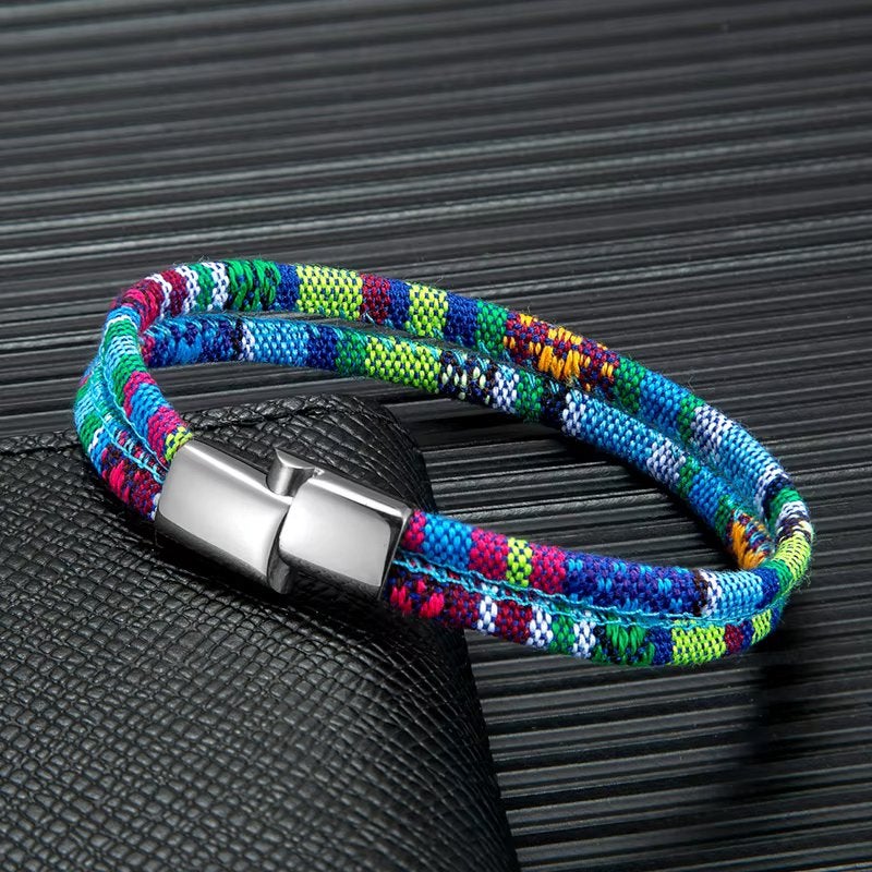 Gekleurde Surf Armband Voor Dames en Heren, Verzenden, Nieuw, Overige kleuren, Overige materialen