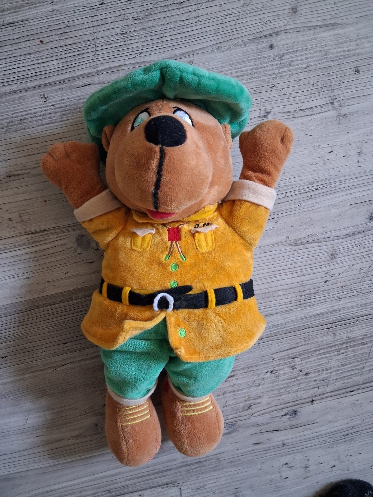 Bollo de Beer knuffel / handpop - 36 cm, Ophalen of Verzenden, Gebruikt, Beer, Middelgroot (20 tot 80 cm)