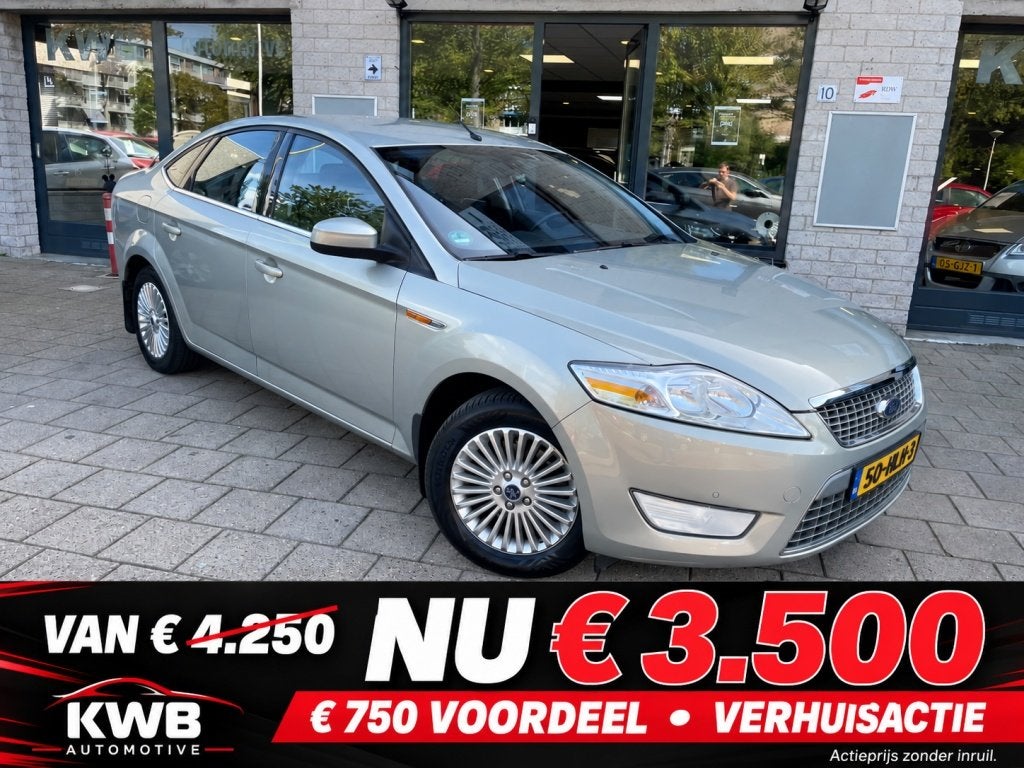 Ford Mondeo 2.0-16V Titanium | Airco APK | NAP (bj 2009), Auto's, Gebruikt, Origineel Nederlands, Handgeschakeld, Sedan
