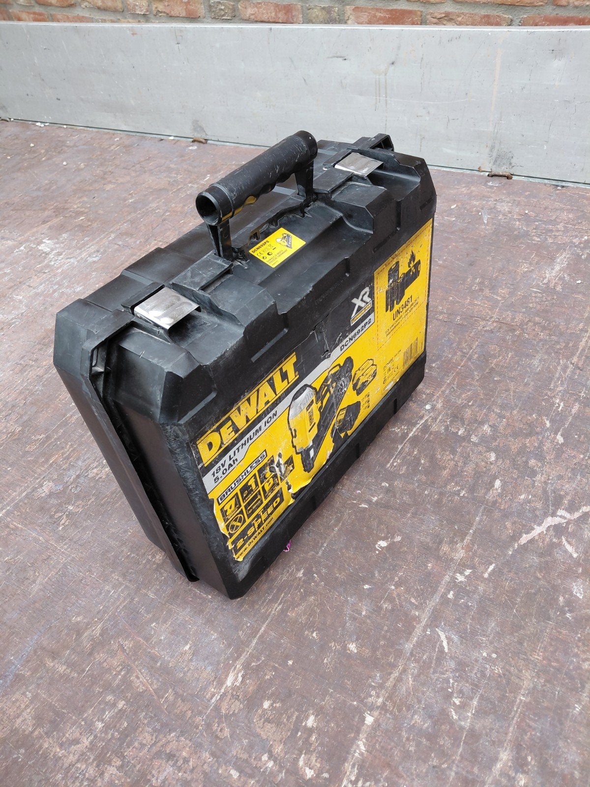 Nette DeWalt gereedschapskoffer - 18 cm hoog, Ophalen of Verzenden, Gebruikt