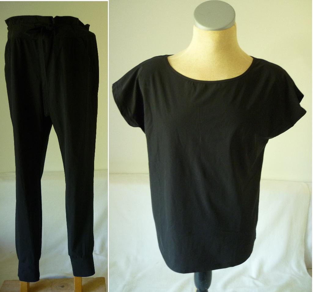 Setje van broek en shirt zwart Norah maat M, Maat 38/40 (M), Zwart, Ophalen of Verzenden, Zo goed als nieuw