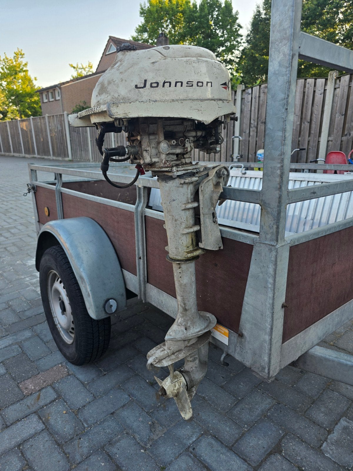 Johnson motor defect start niet € 75 euro, Ophalen, Motor en Techniek, Motorboot