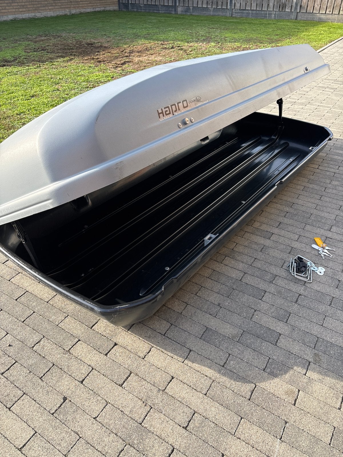 Hapro Roady 450 Dakkoffer - Zilver/Antra, Ophalen, Gebruikt