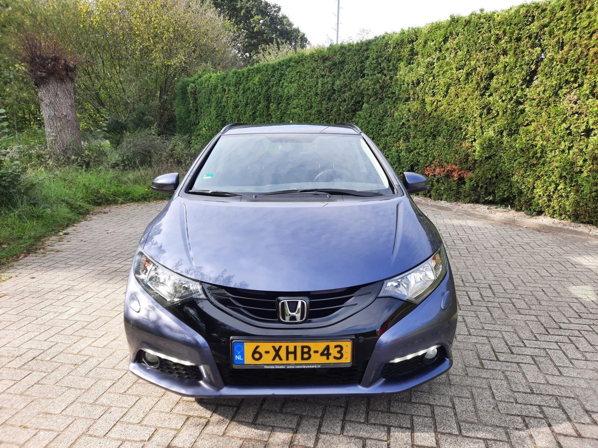 Honda Civic Tourer 1.8 Sport Business Edition AUTOMAAT ECC A, Auto's, Euro 5, 15 km/l, Gebruikt, Blauw