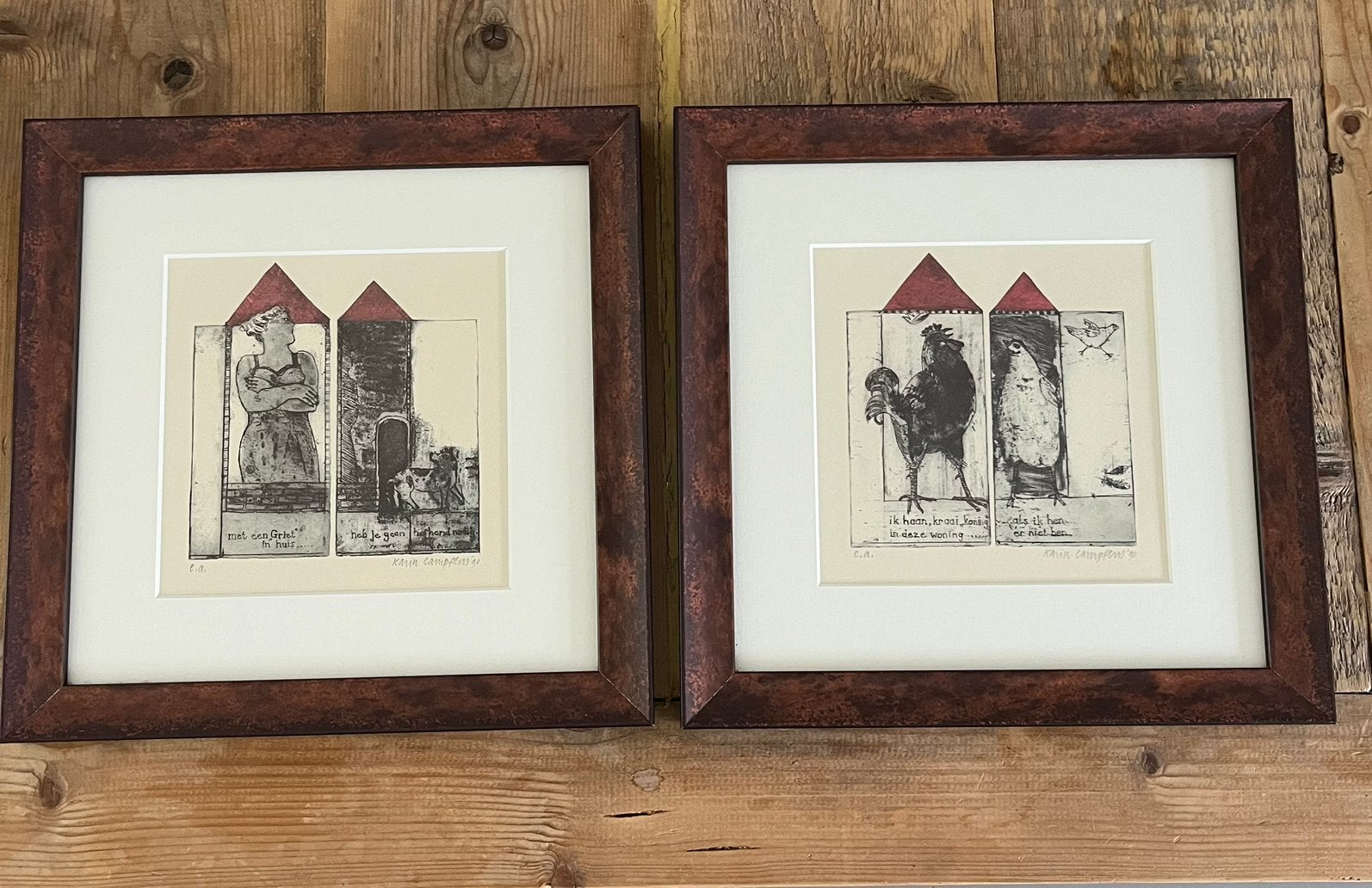 Karin Kempfens ‘90 origineel, Antiek en Kunst, Ophalen