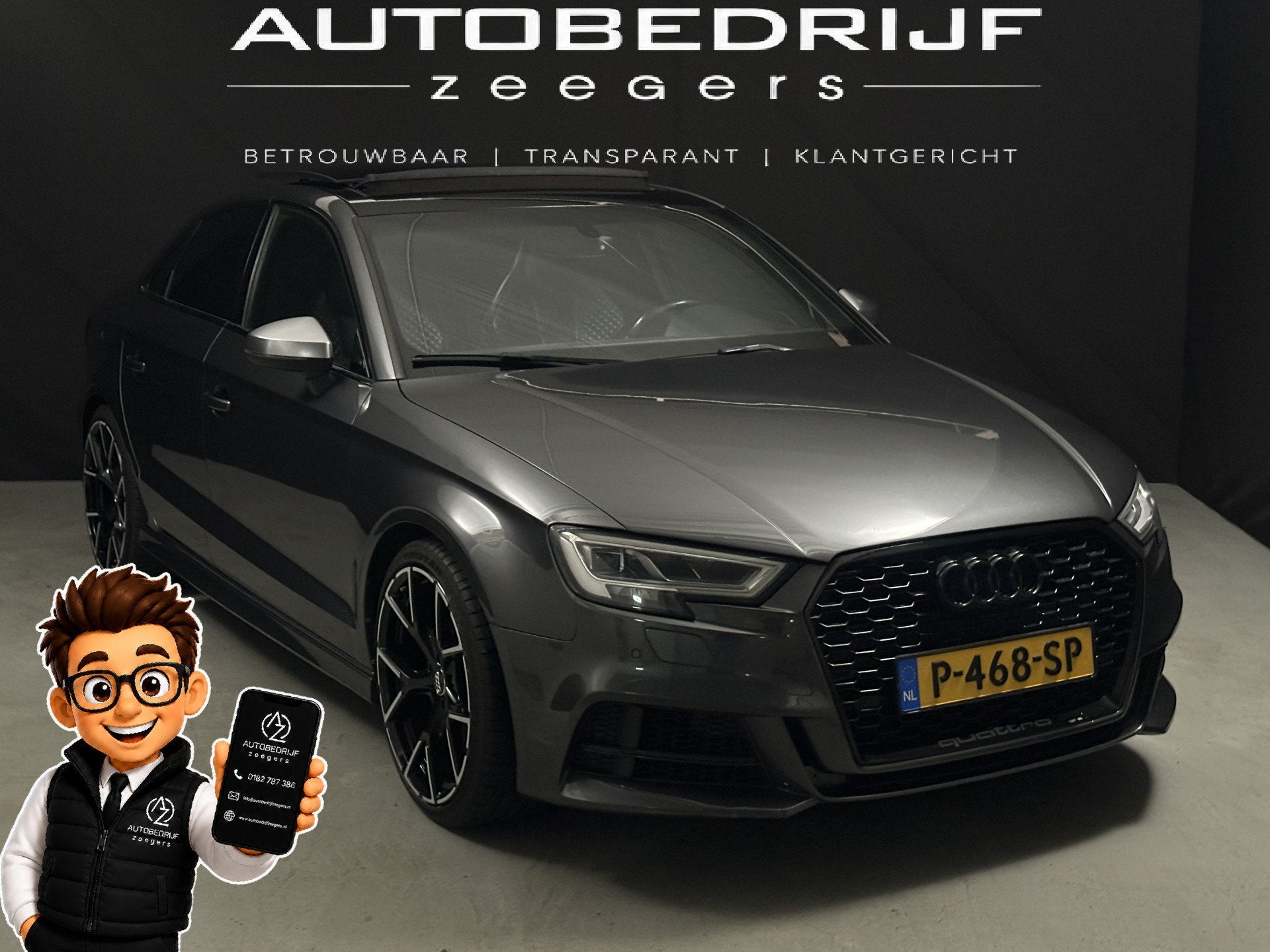 Audi S3 2.0 TFSI quattro A3 Limousine *AC*Heatseat*Navi*Auto, Auto's, Automaat, S3, 15 km/l, Gebruikt