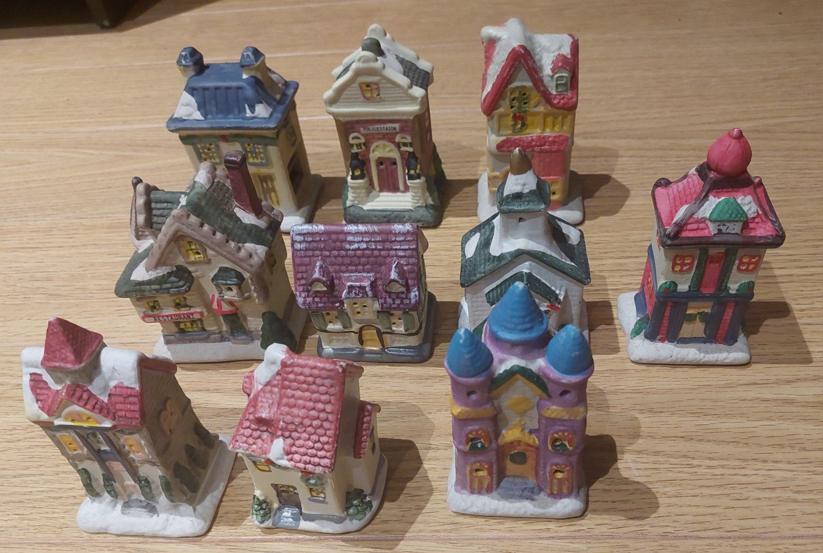 kersthuisjes 10 stuks, Diversen, Ophalen, Nieuw