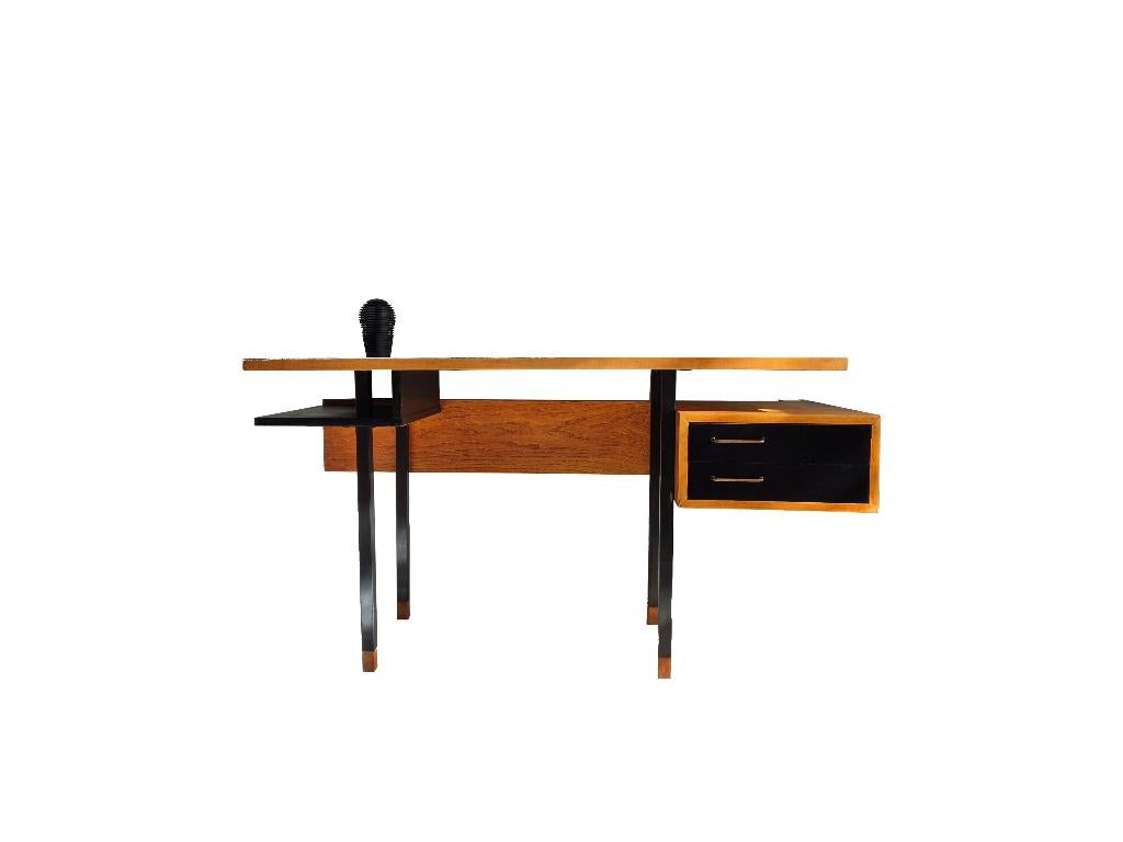 Zeer mooi zeldzaam minimalistisch vintage design bureau, Ophalen, Overige typen, Gebruikt, Vintage