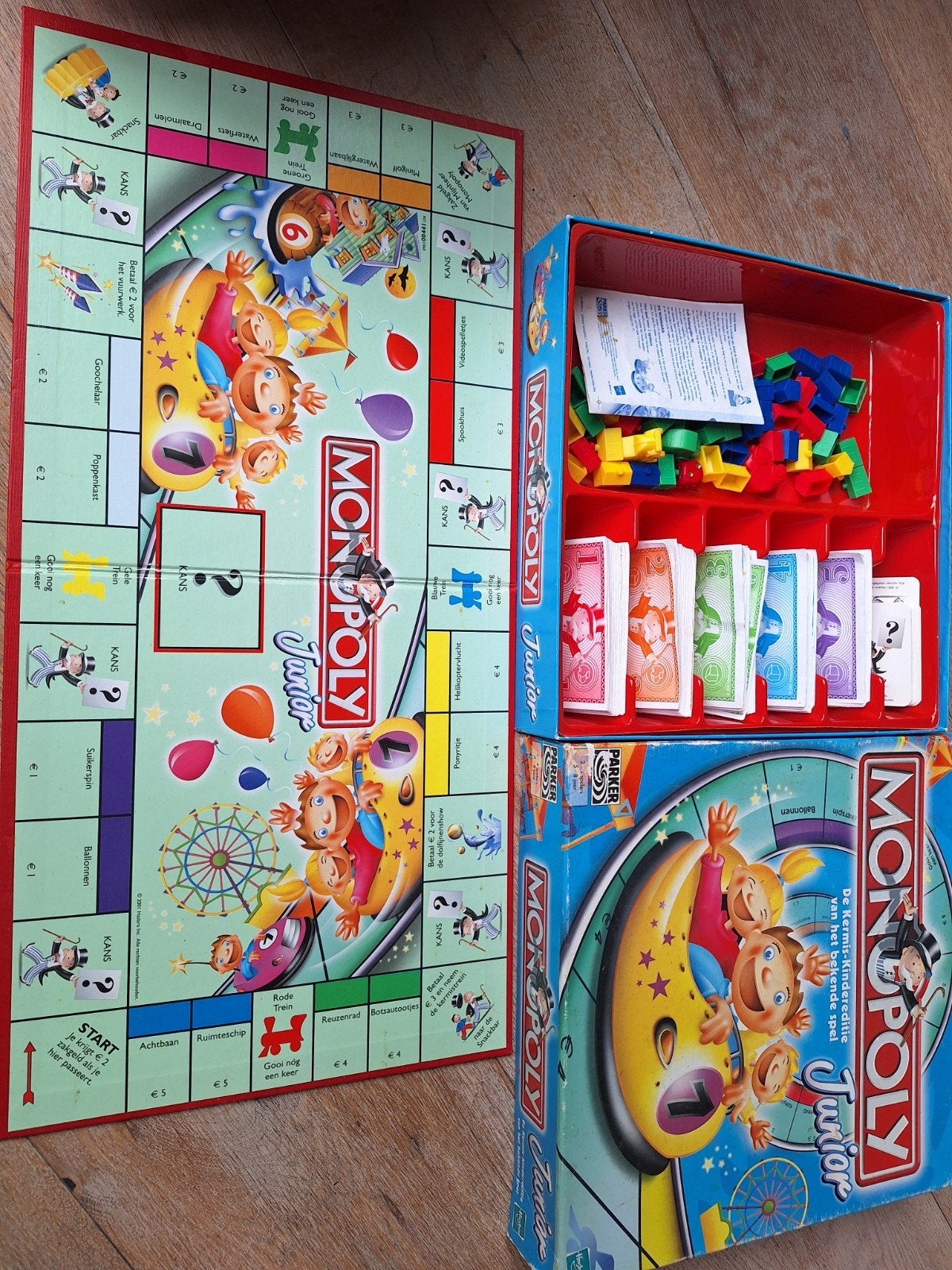 Monopoly Junior - De Kermis-Kindereditie, Een of twee spelers, Ophalen, Gebruikt, Parker